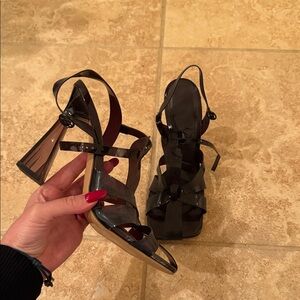 Elegant brown Strappy Heels